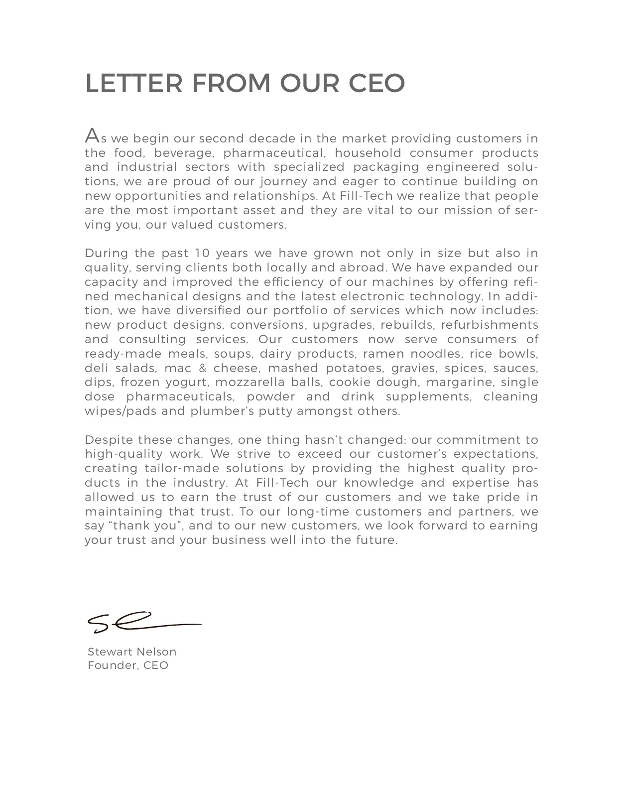 CEO-letter